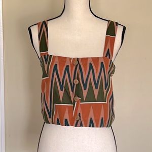 Veronica Beard Tiffany Crop Top